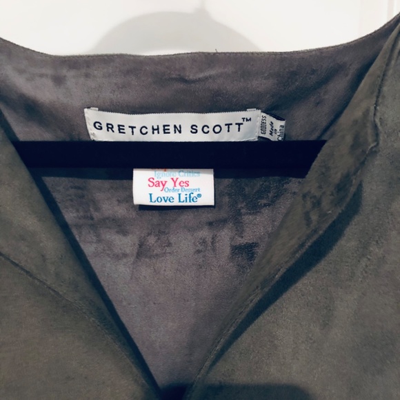 Gretchen Scott ultra suede swing top - Picture 2 of 6